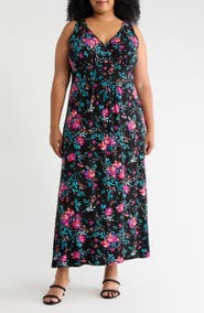 Loveappella Empire Waist Maxi Dress