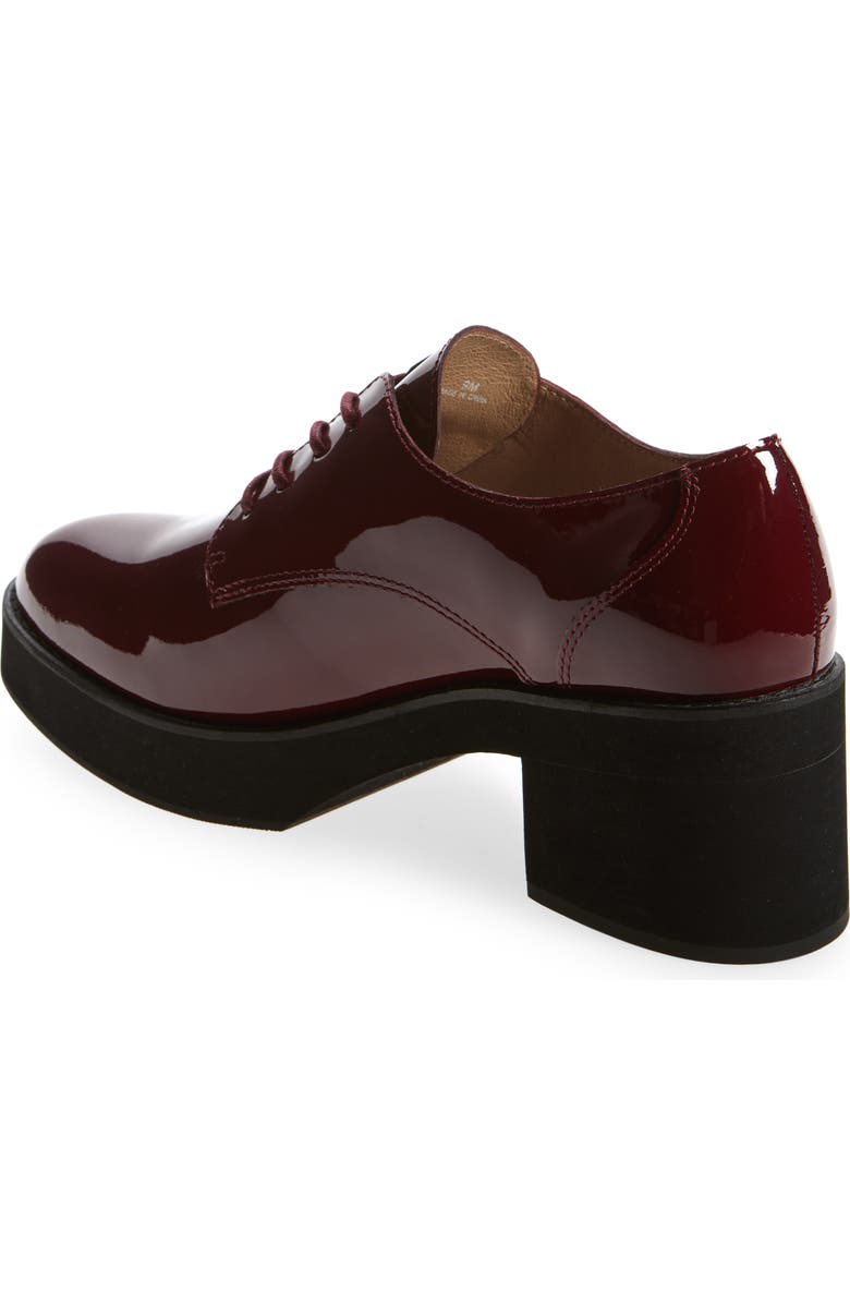 Eileen Fisher Judd Derby, Alternate, color, Bordeaux