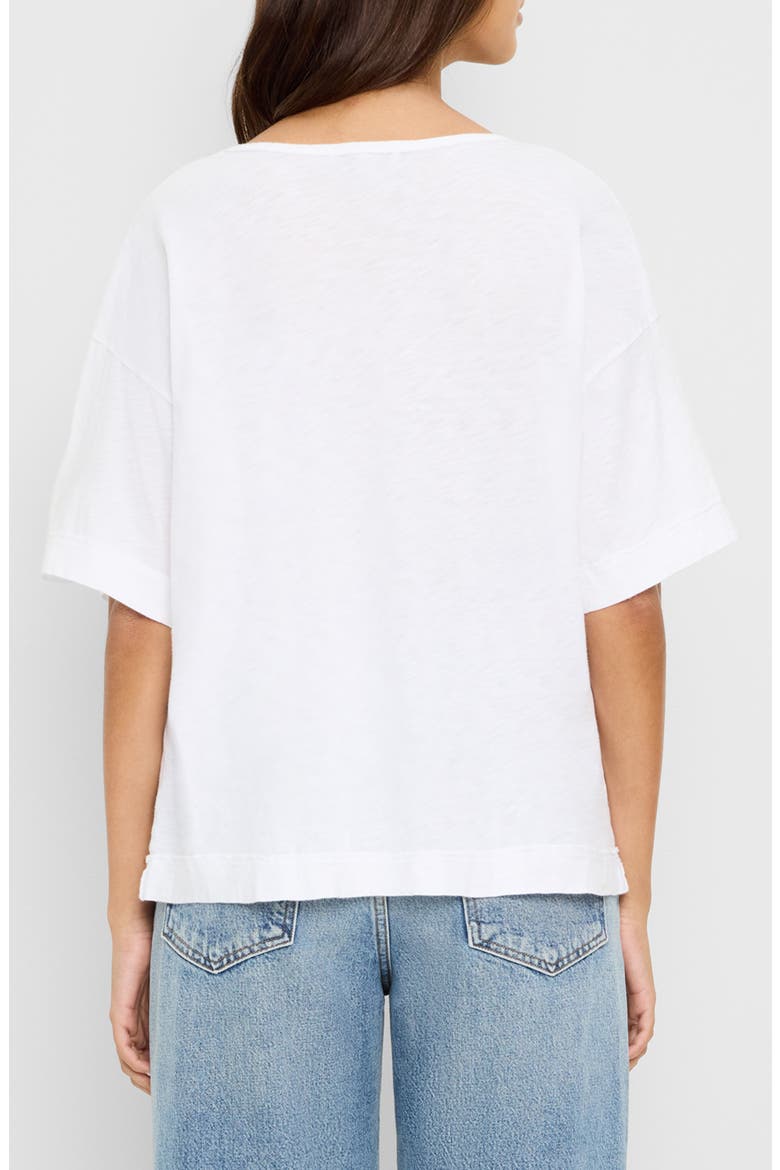 Tilda Oversize Cotton Crewneck T-Shirt, Alternate, color, WHITE