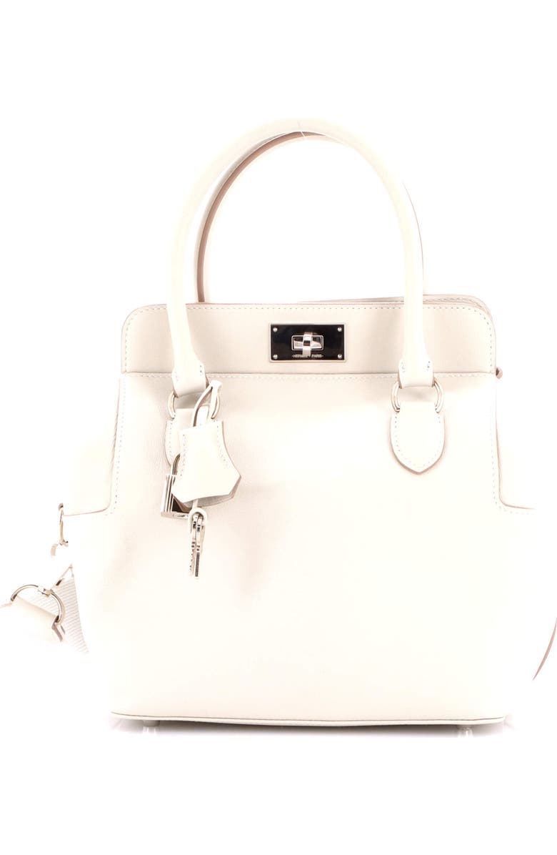 Pre-Owned Hermes Toolbox Bag Swift 20, Main, color, Craie