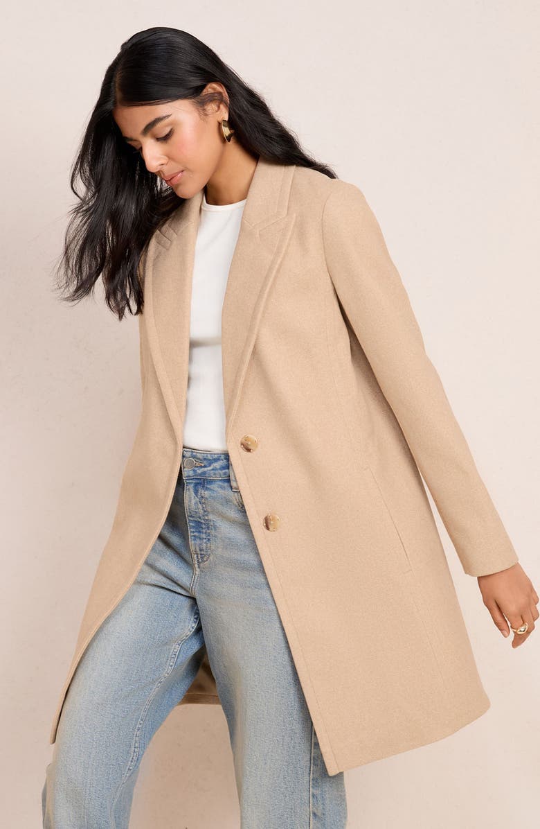 Friends Like These Front Snap Coat, Alternate, color, Neutral