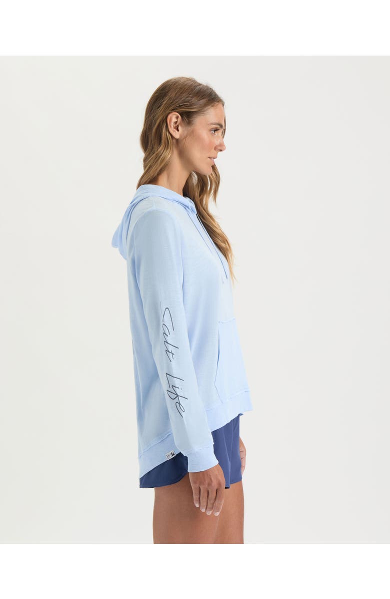 Salt Life Luck Tooth Long Sleeve Crew, Alternate, color, Powder Blue