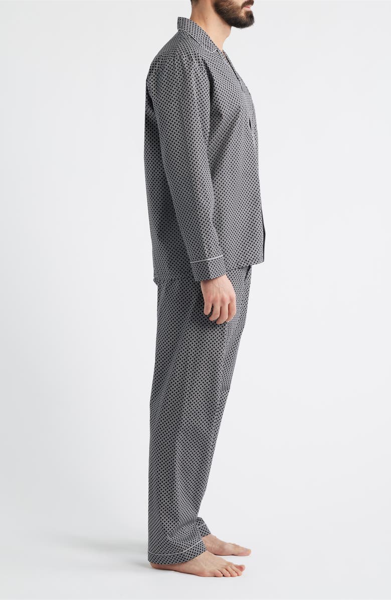 Majestic International Santuary Cotton Sateen Pajamas, Alternate, color, Black