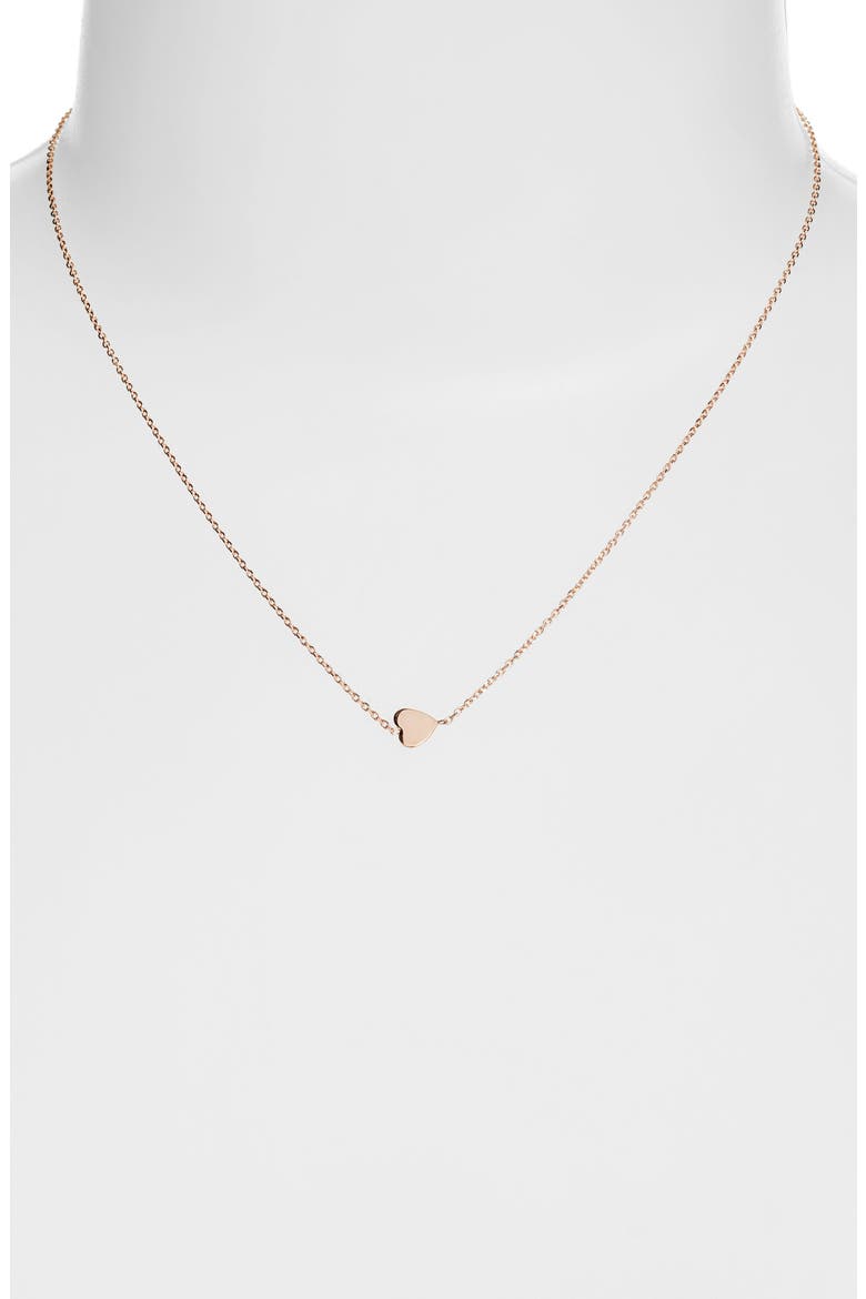 Heart Pendant Necklace, Alternate, color, ROSE GOLD