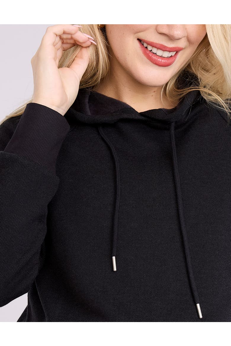 Relaxed Fit Maternity Hoodie, Alternate, color, Black