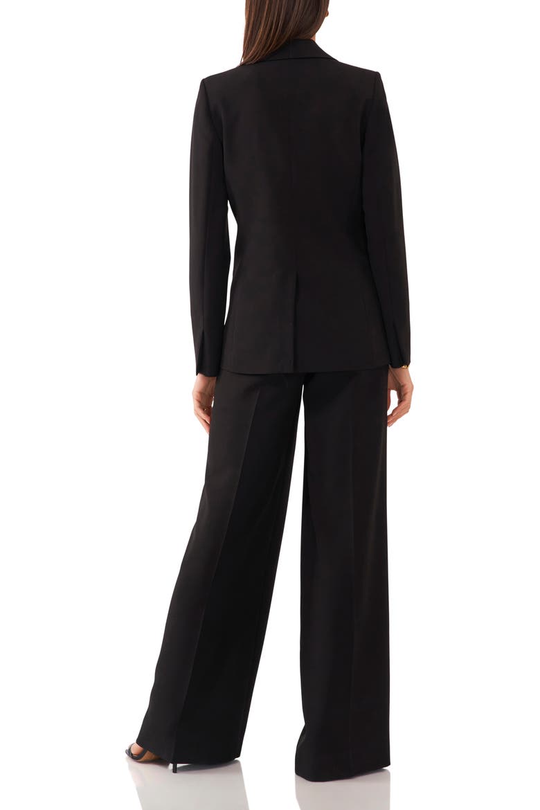 Straight Fit Blazer, Alternate, color, RICH BLACK