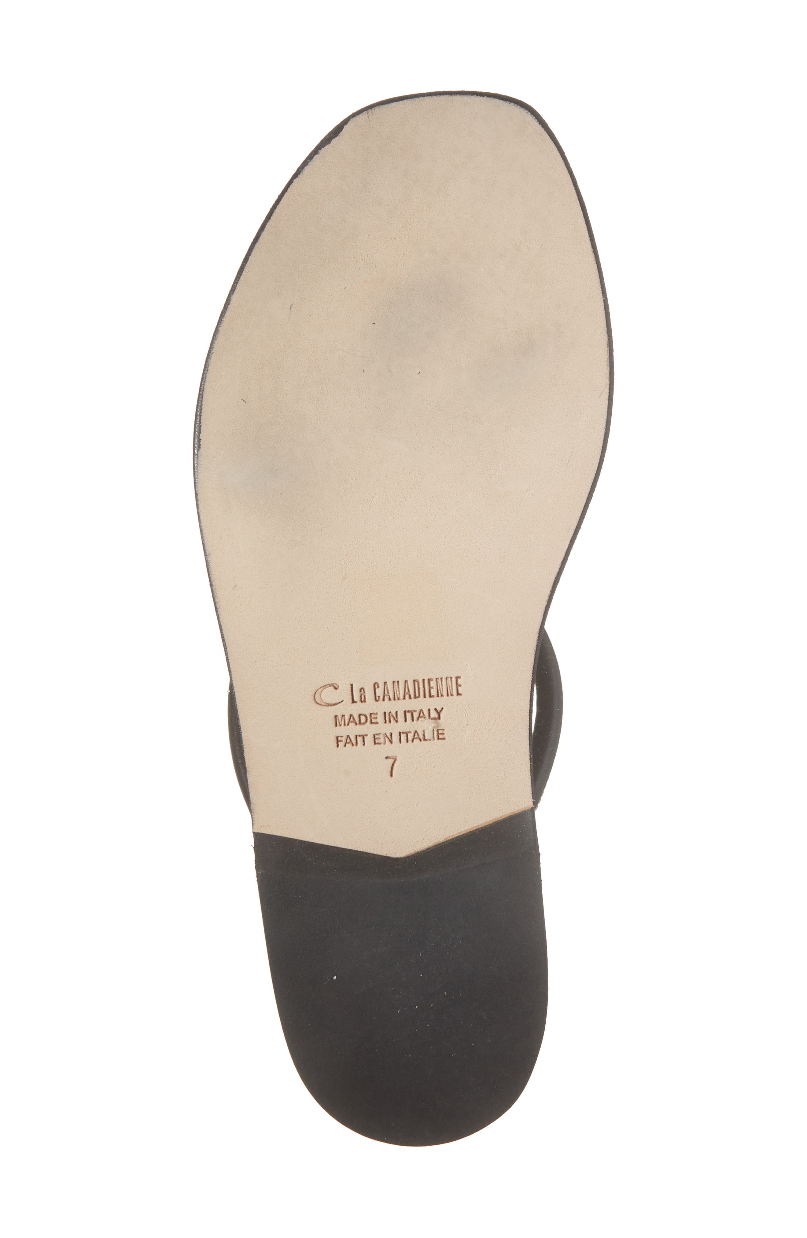 La Canadienne Gem Sandal, Alternate, color, Black