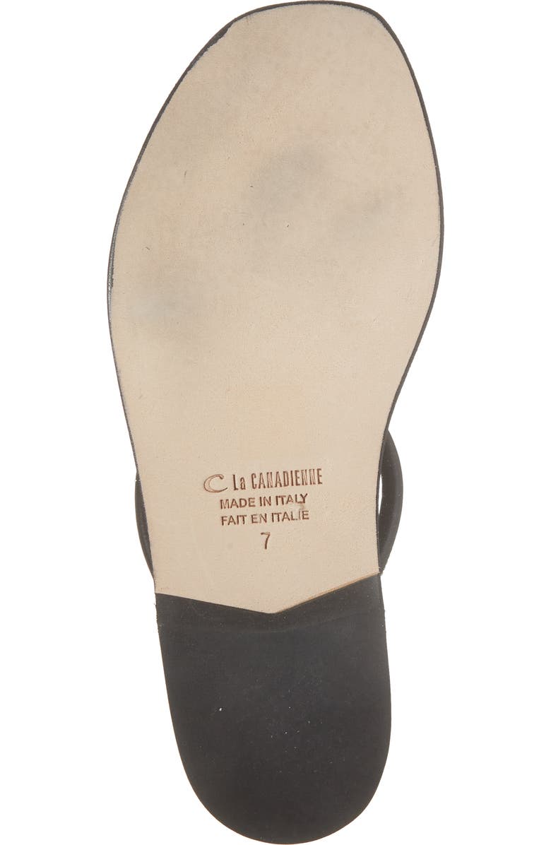 La Canadienne Gem Sandal, Alternate, color, Black