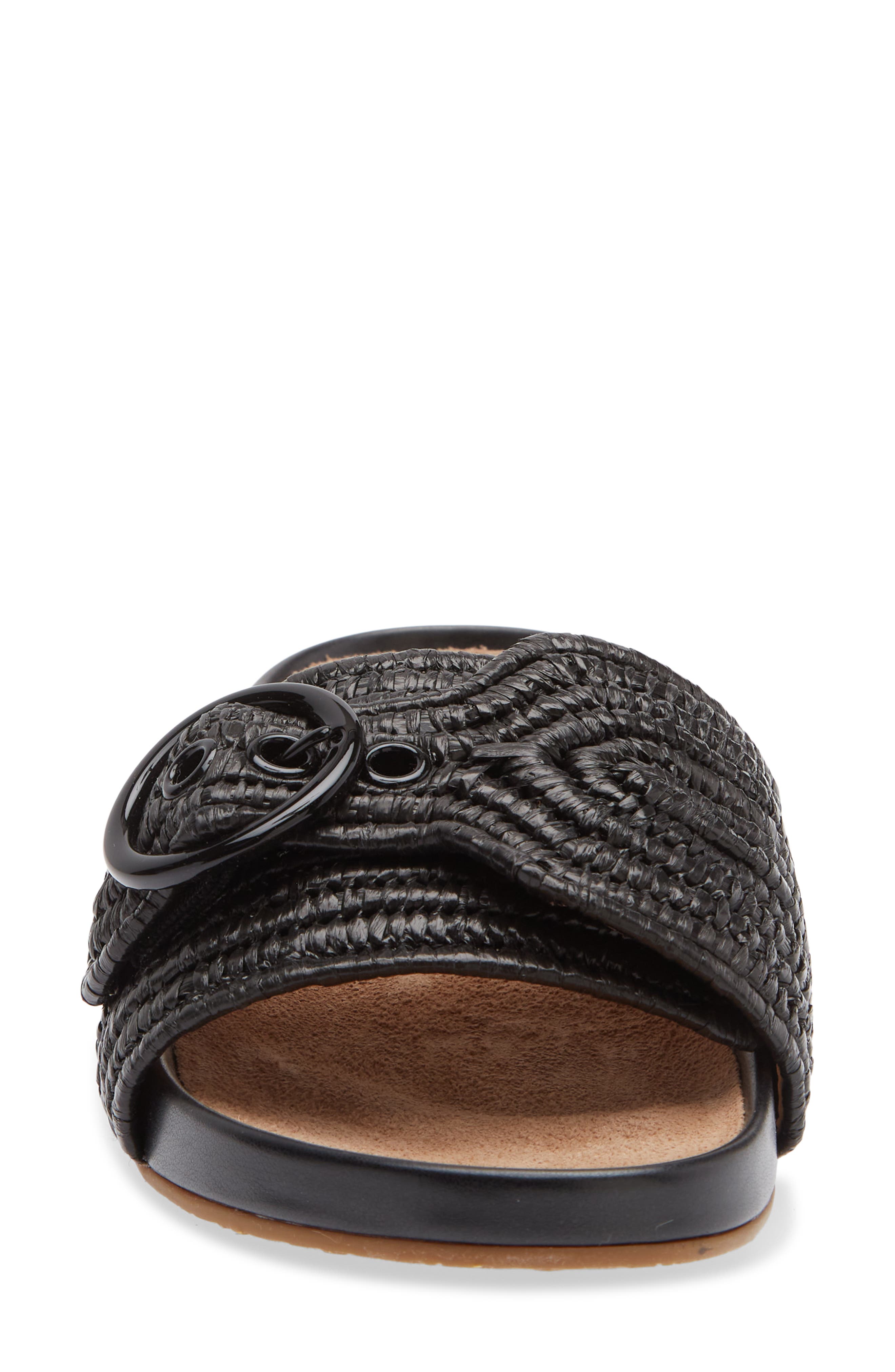 Kate Spade New York michelle slide sandal, Alternate, color, Black