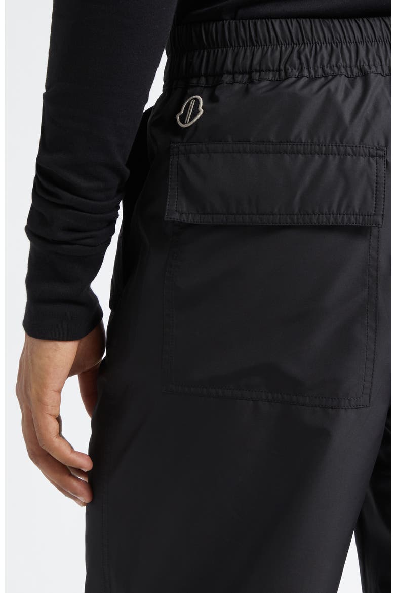 x Rick Owens Straight Leg Taffeta Pants, Alternate, color, BLACK