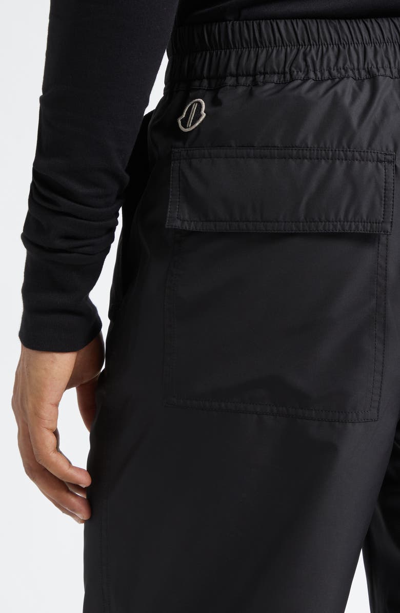 Moncler x Rick Owens Straight Leg Taffeta Pants, Alternate, color, Black
