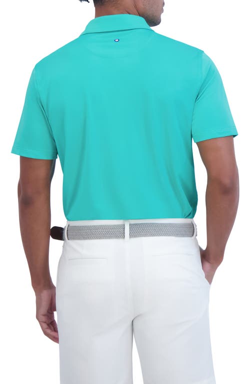 Ben Sherman Solid Tech Pique Sports Fit Polo In Pool Green