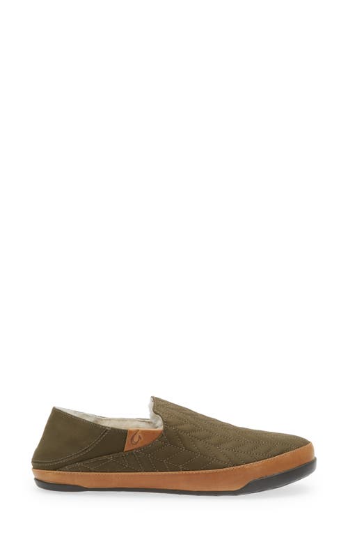 Olukai Hanohano Genuine Shearling Slipper In Multi