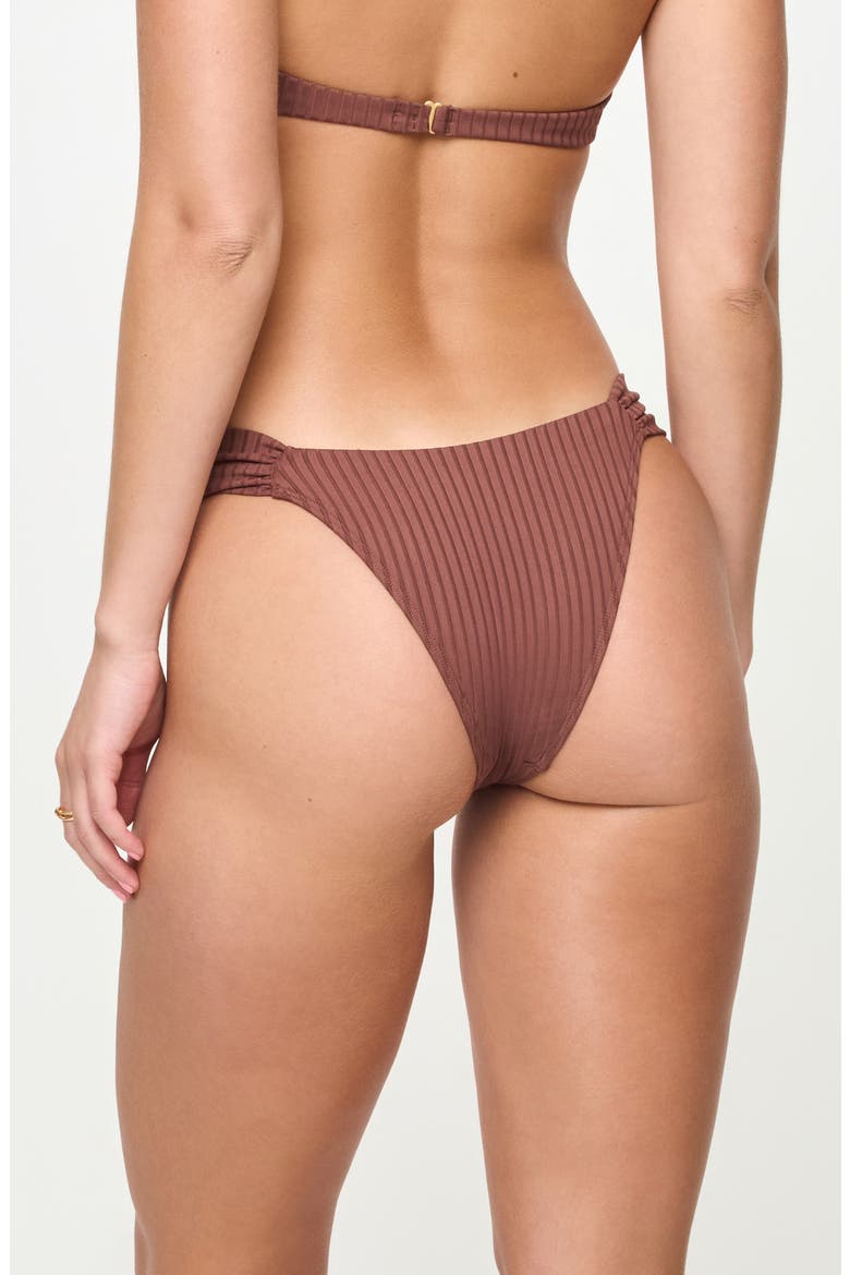 Dolce Bitsy Bikini Bottoms, Alternate, color, CAFE