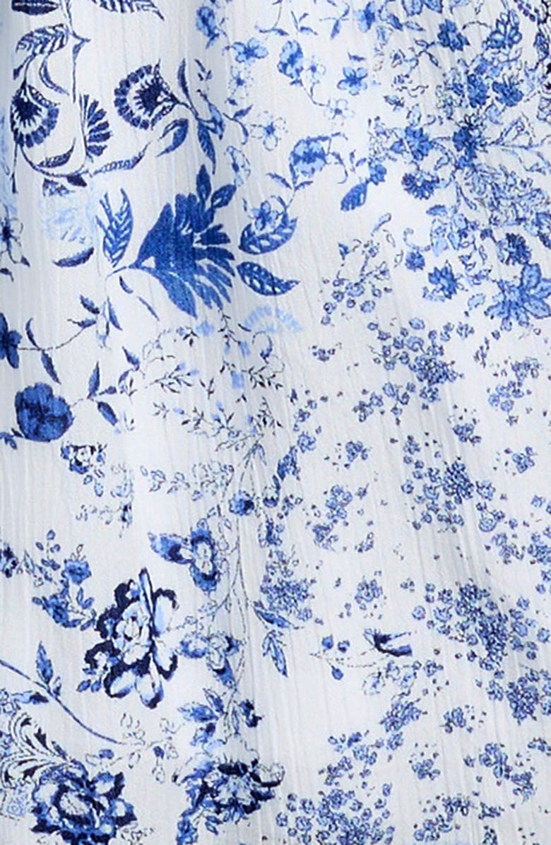 Truly Me Kids' Side Cutout High-Low Dress, Alternate, color, Blue Multi