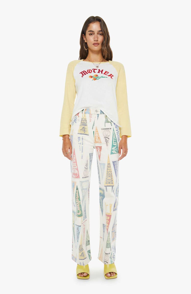 MOTHER The Sporty Concert Long Sleeve T-Shirt, Alternate, color, Mother Flower