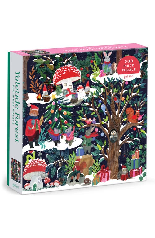 Chronicle Books Yuletide Forest 500-Piece Puzzle in Multicolor 