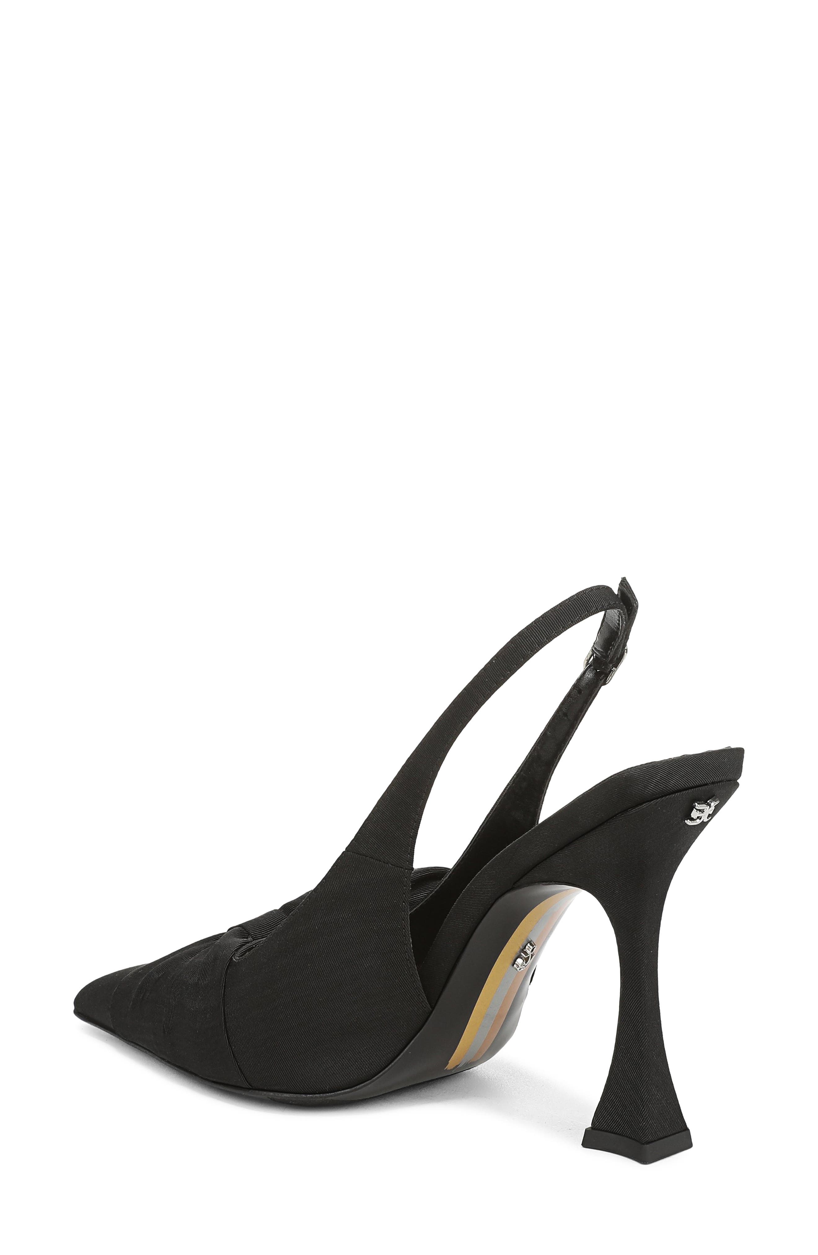 Sam Edelman Onia Pointed Toe Slingback Pump, Alternate, color, Black