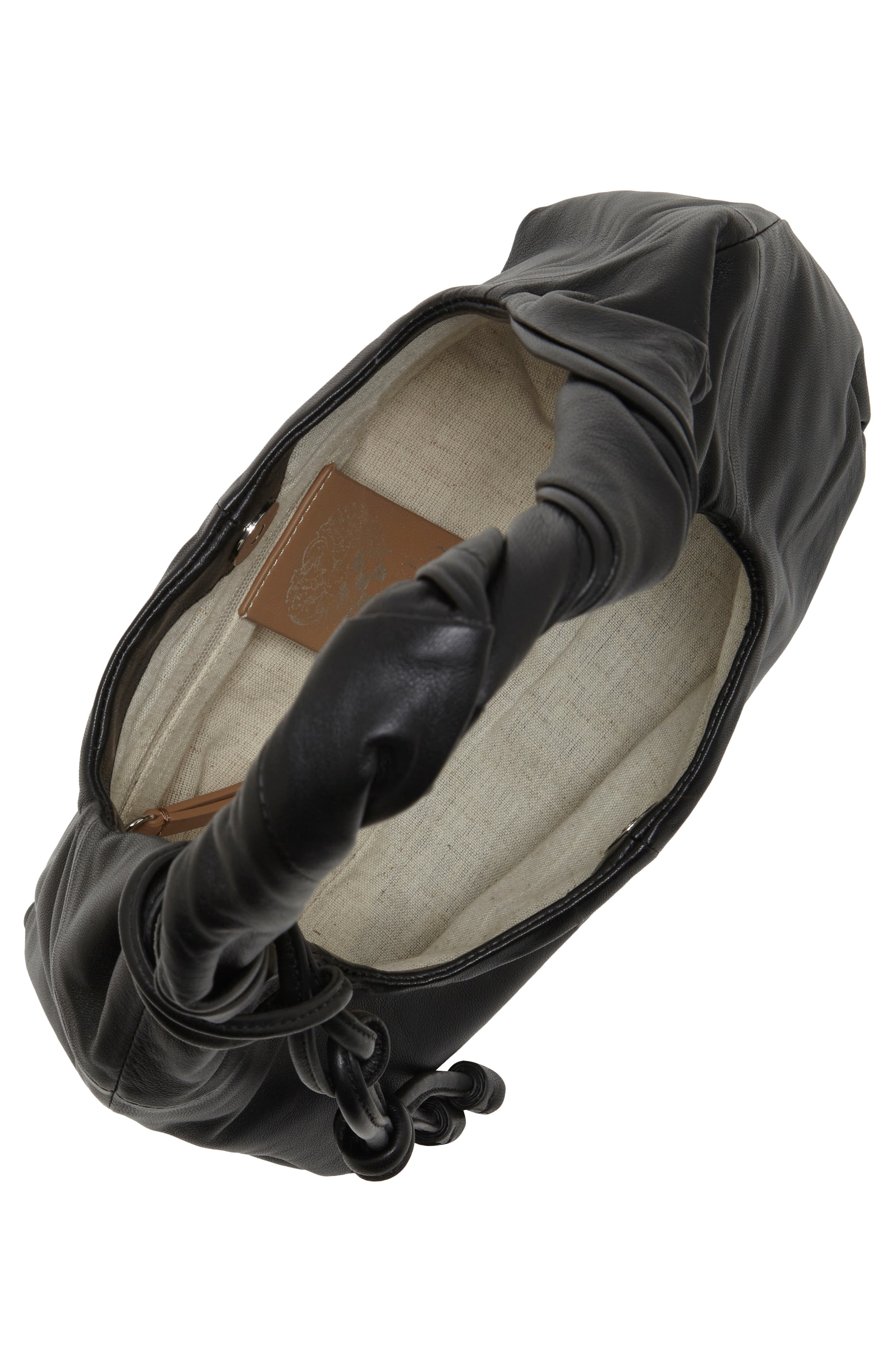 Vince Camuto Evlyn Leather Baguette Bag, Alternate, color, 