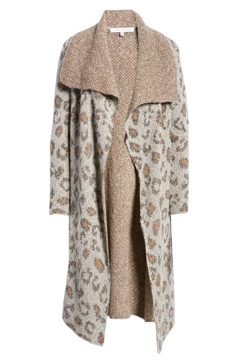 cupcakes and cashmere Mel Drape Longline Cardigan, Alternate, color, 