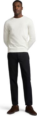Onia Fine Cotton Knit Long Sleeve Crewneck Sweater
