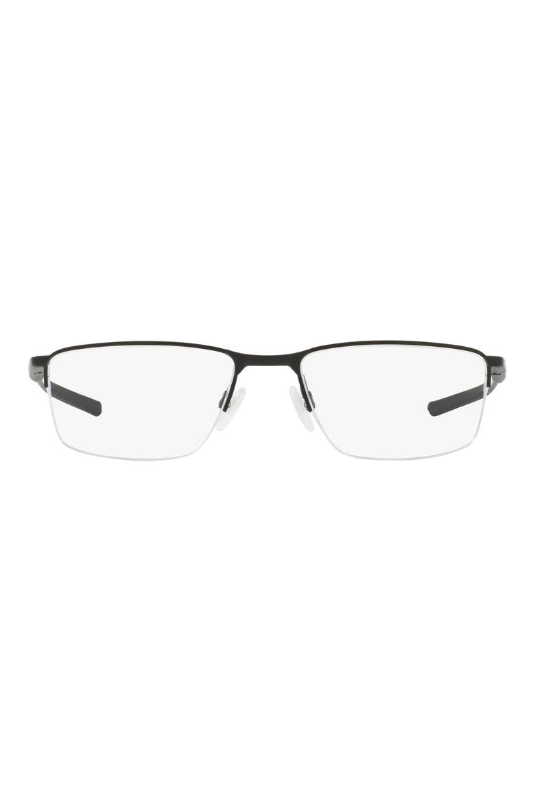 Socket 5.5 Cobalt Collection 54mm Semirimless Optical Glasses, Main, color, BLACK