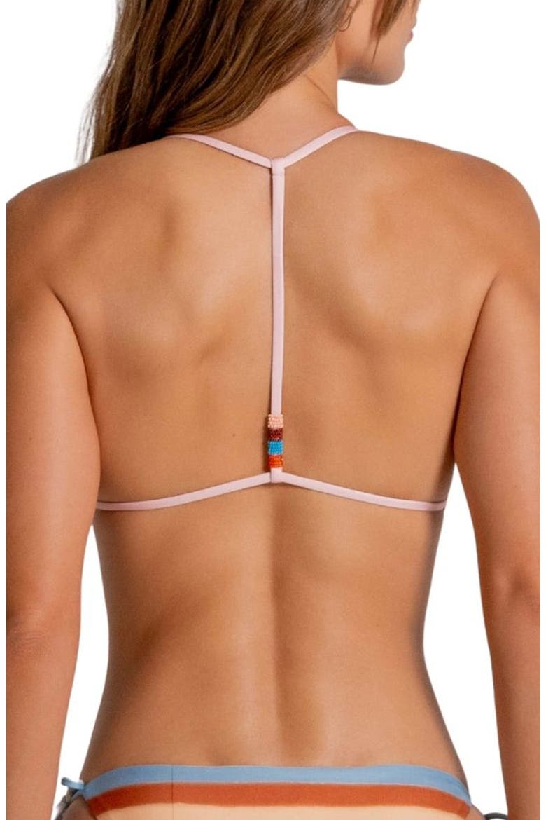 Triangle Bikini Top, Alternate, color, PINK MULTI