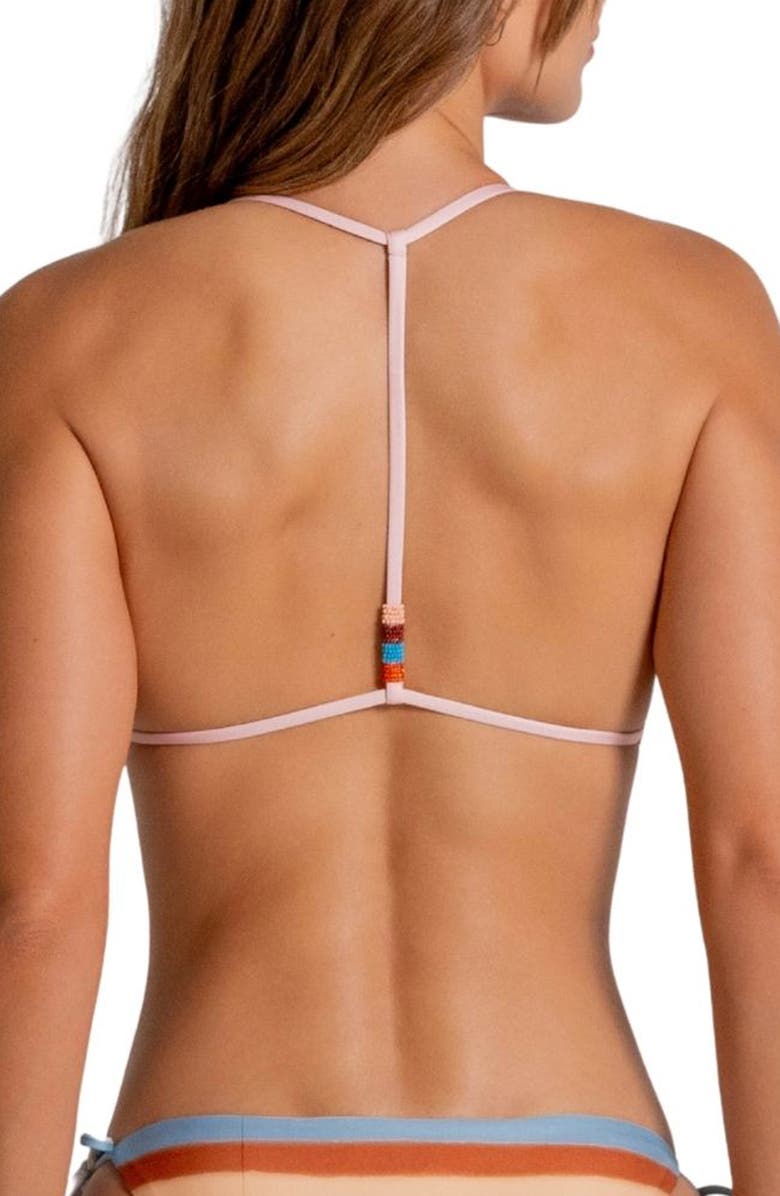 Cosita Linda Triangle Bikini Top, Alternate, color, Pink Multi