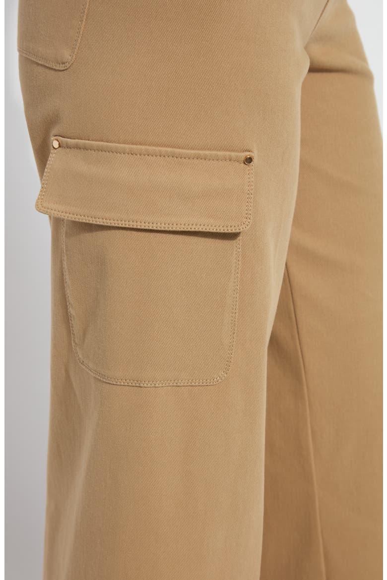 Erin West High Waist Crop Wide Leg Utility Pants, Alternate, color, OLIVE TINT