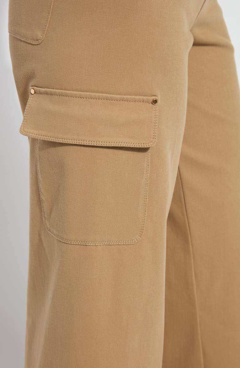 Lysse Erin West High Waist Crop Wide Leg Utility Pants, Alternate, color, 