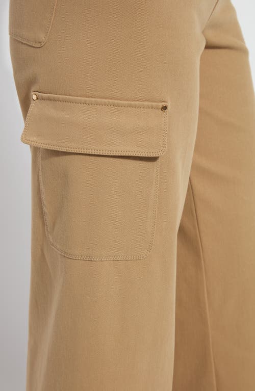 Lyssé Athena Wide Leg Crop (26" Inseam) In Olive Tint