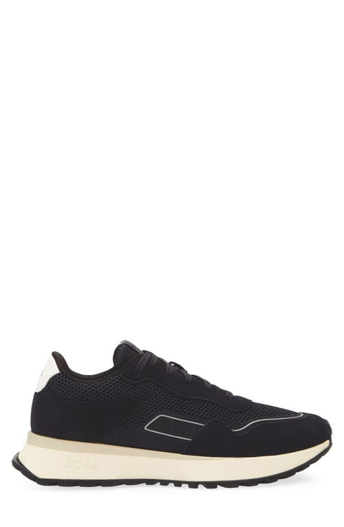 Hugo Boss Boss Jonah Runn Sneaker In Black