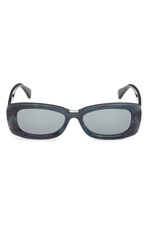 53mm Rectangular Sunglasses