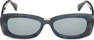 Max Mara 53mm Rectangular Sunglasses