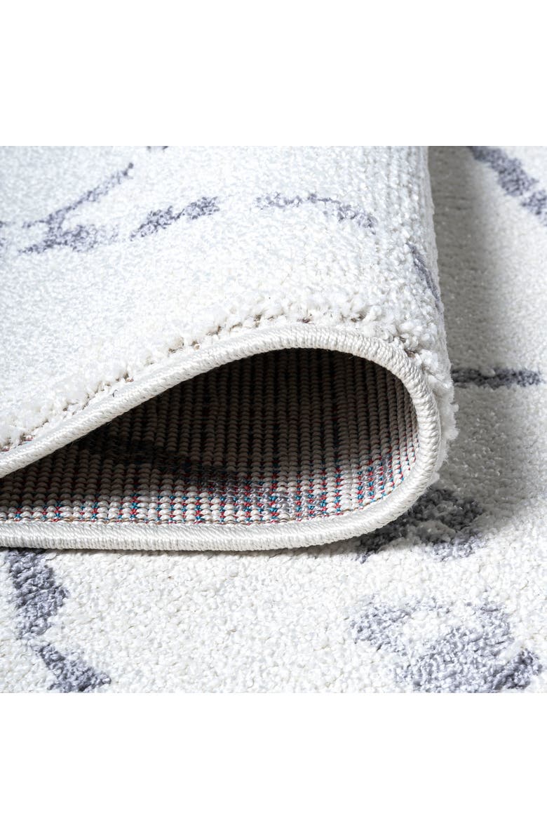 JONATHAN Y Izil Moroccan Geometric Diamond Area Rug, Alternate, color, Ivory/Light Gray