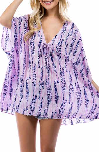 MARCUS ADLER Animal Print Ruana