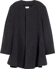 Bottega Veneta Padded Wool Blend Flannel Coat