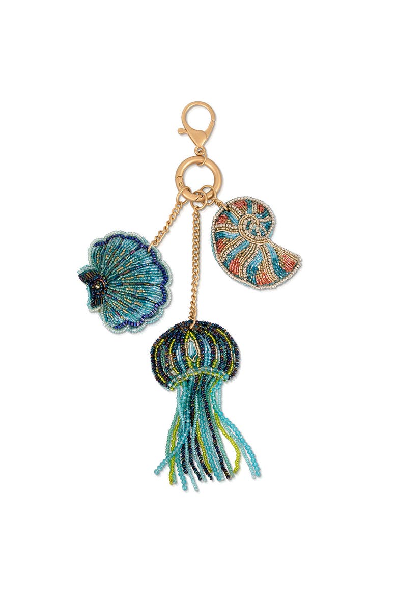 Shell Seeker Charm, Main, color, Blue