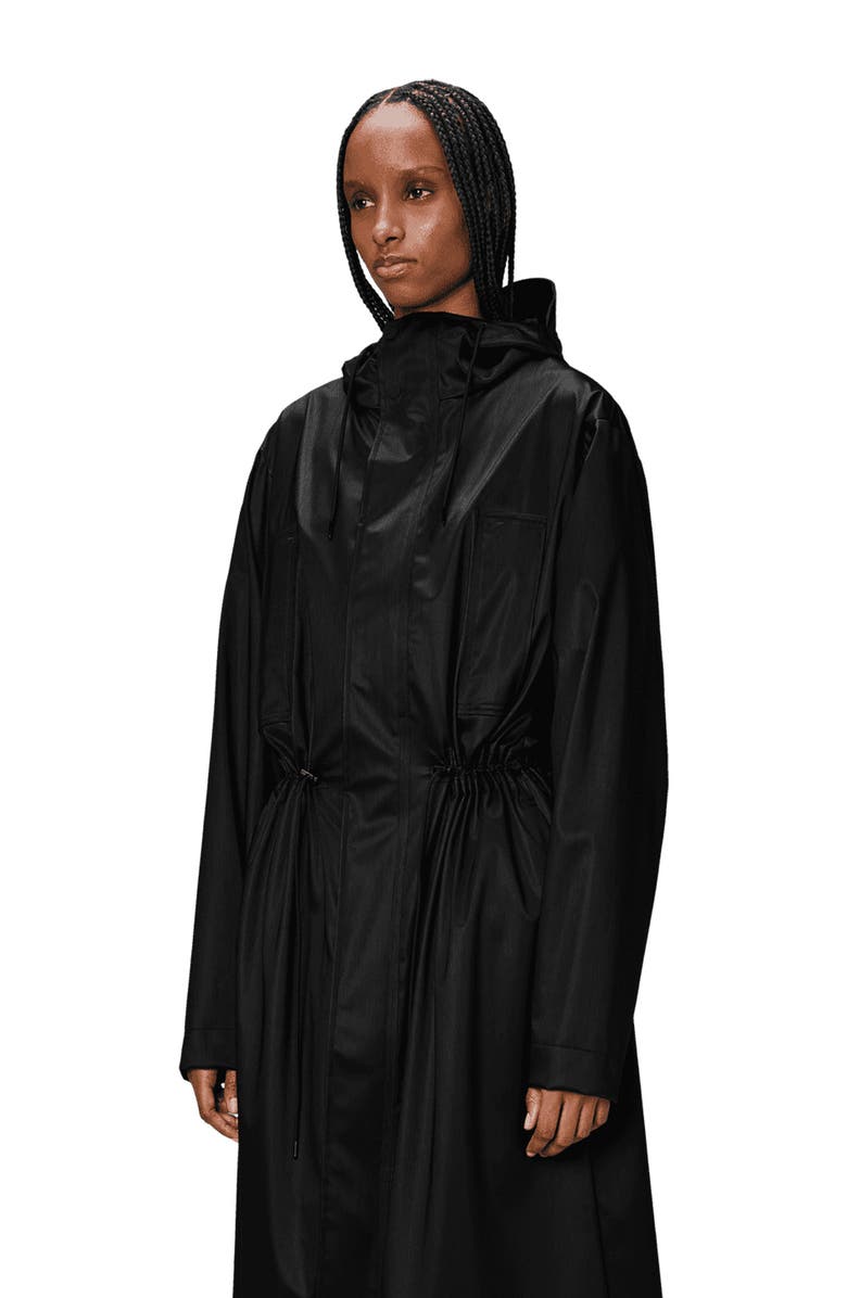 Rains Waterproof Hooded Raincoat, Alternate, color,