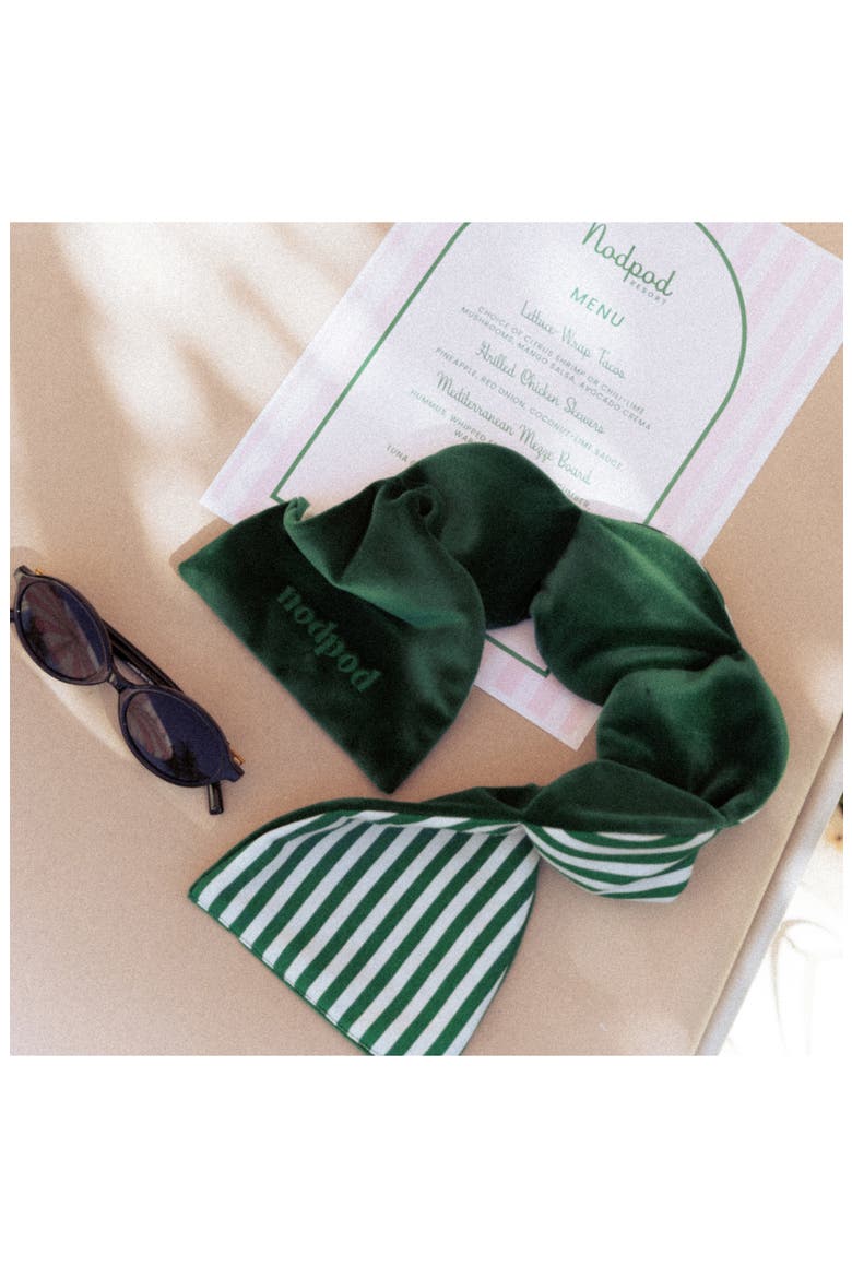 Sleep Mask, Alternate, color, GREEN CABANA