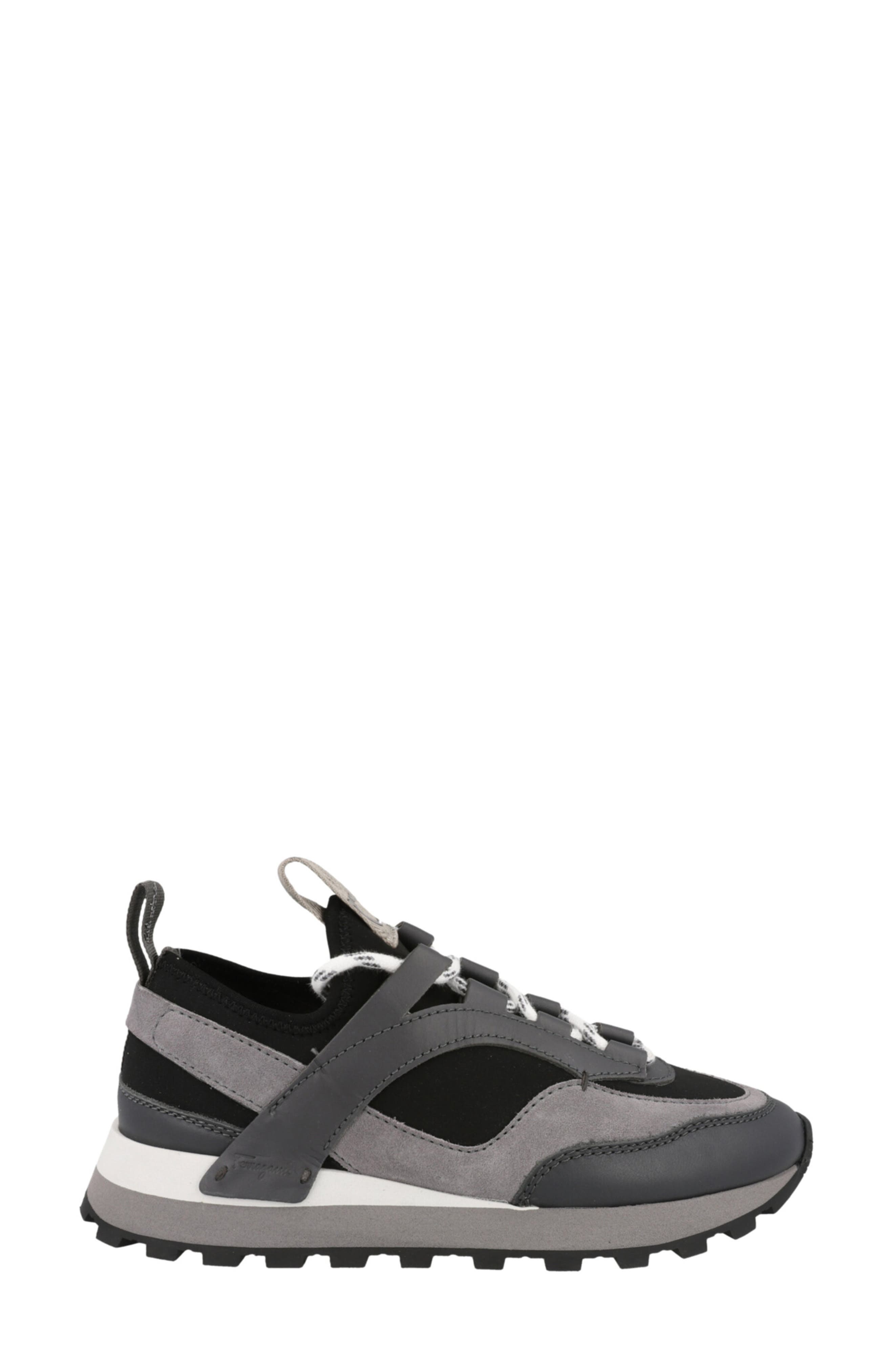 FERRAGAMO Indy Sneaker, Alternate, color, Black
