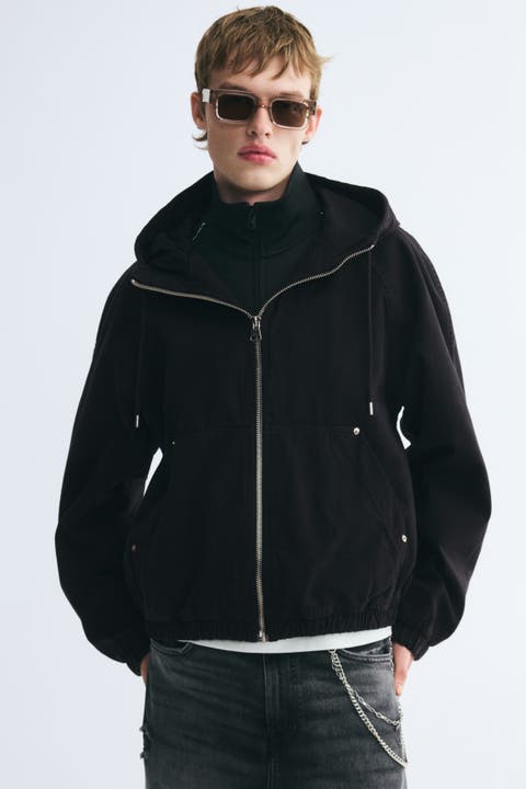 Hooded Cotton Workwear Jacket