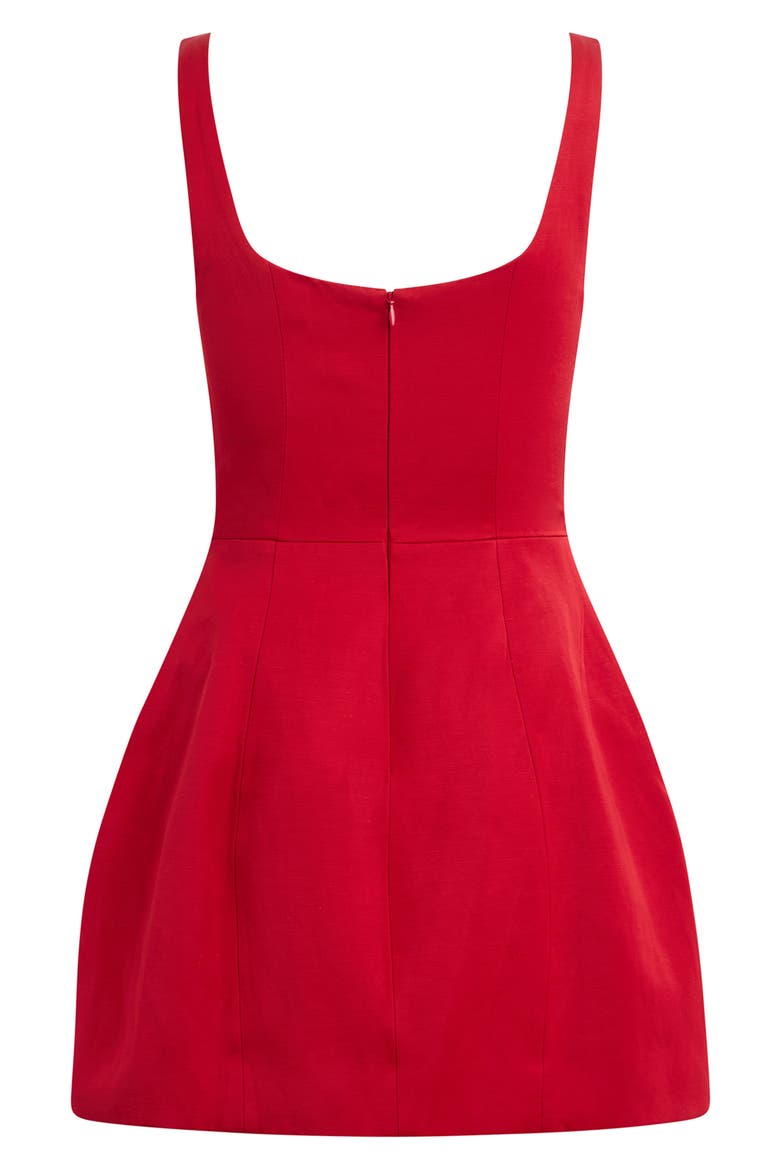 x 'Nobody Wants This' The Morgan Dress, Alternate, color, GARNET