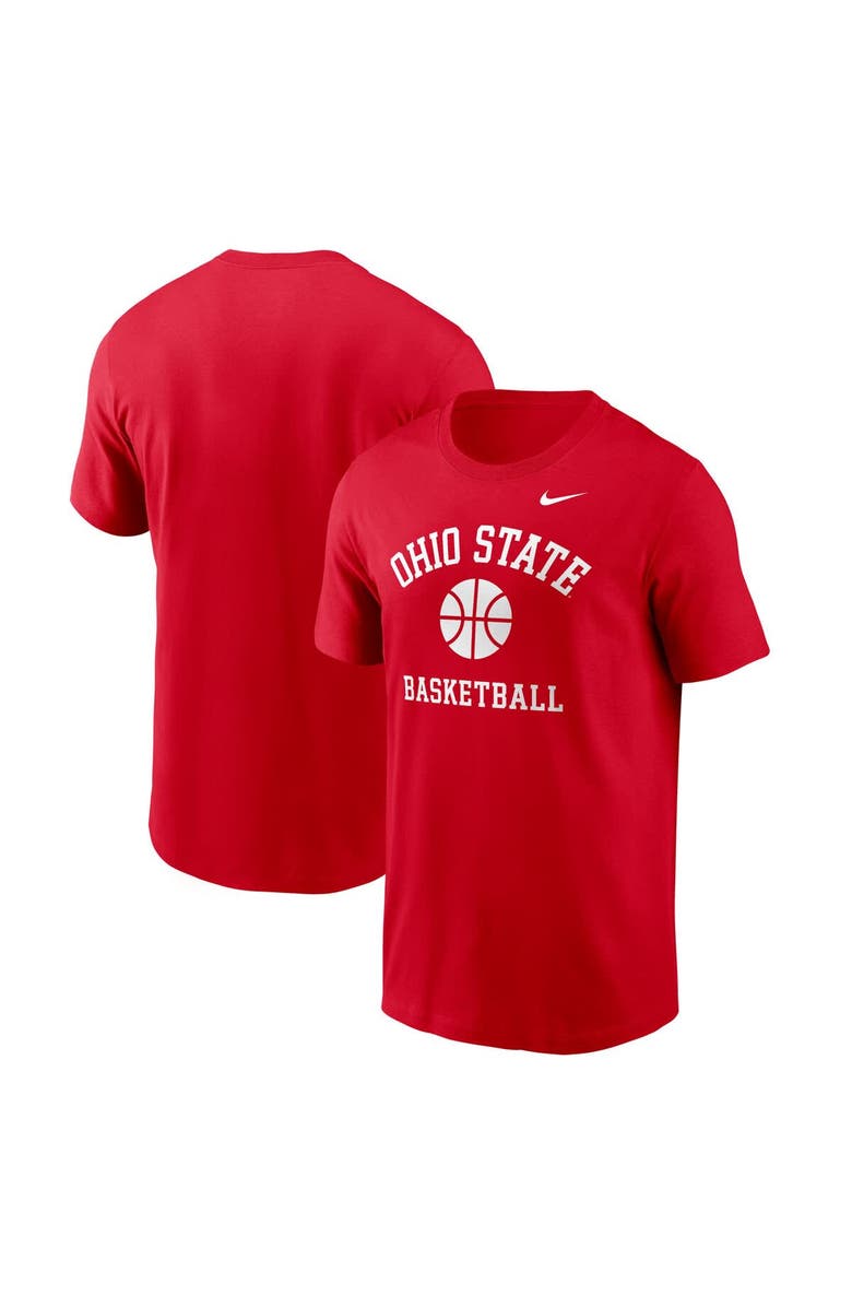 Nike Men's Nike Scarlet Ohio State Buckeyes Basketball Icon T-Shirt, Alternate, color, Scarlet