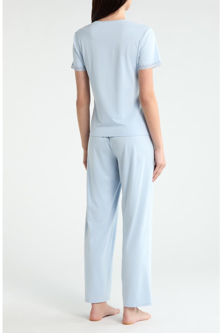 True Bliss Jersey Pajamas, Alternate, color, BLUE MIST
