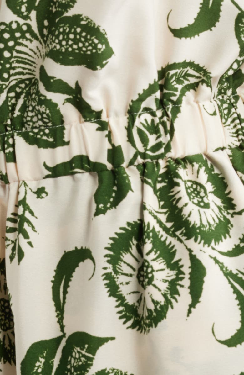 CITY BLUES Floral Print Sleeveless Wide Leg Jumpsuit, Alternate, color, Rust Multi