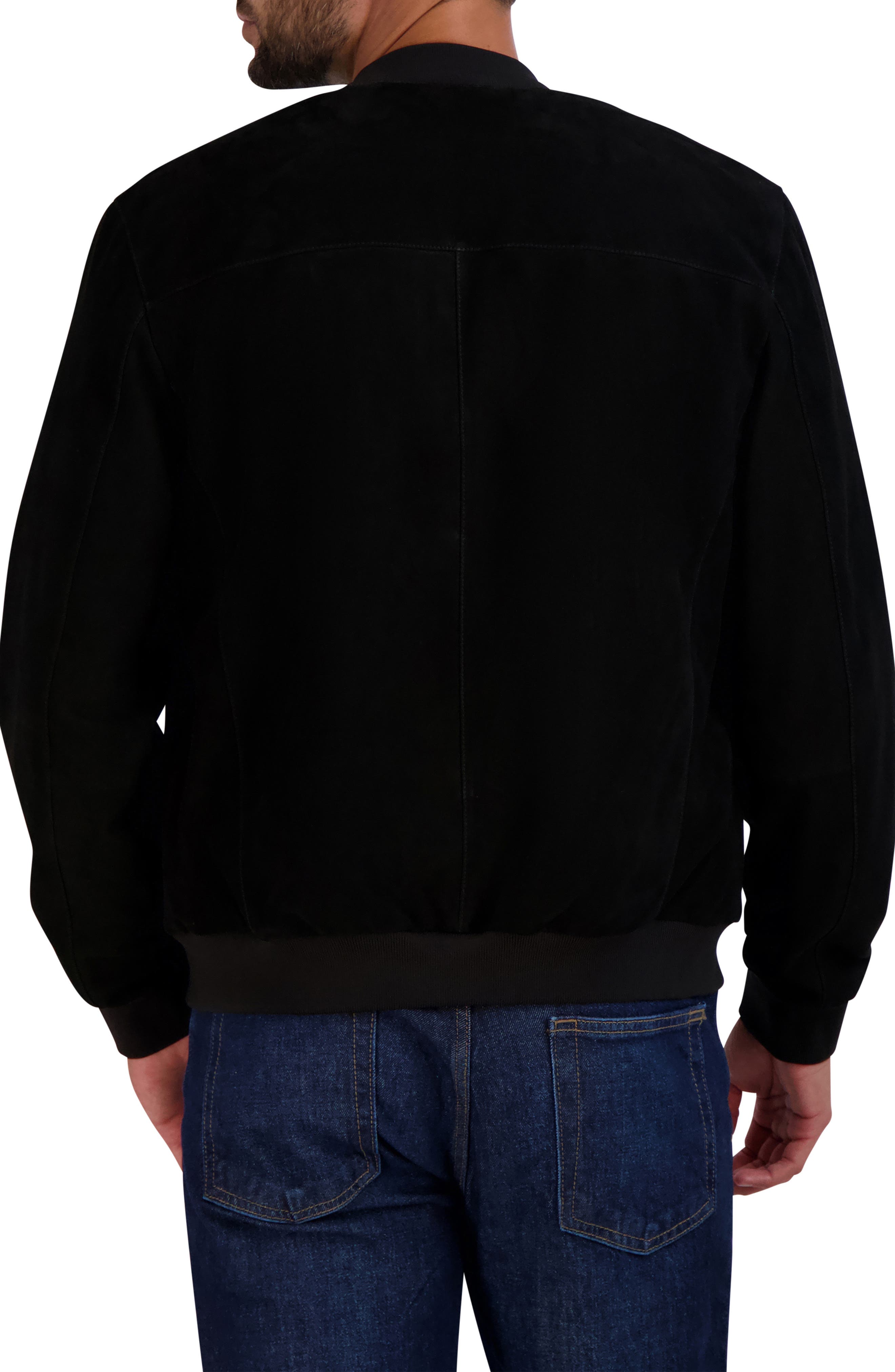 Suede Bomber Jacket - image 2
