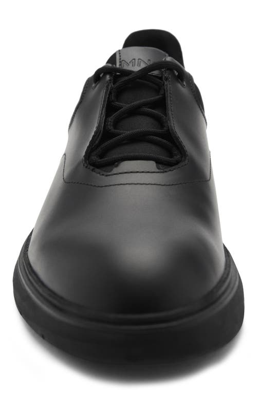 Mango Coolmax® Leather Sneaker In Black