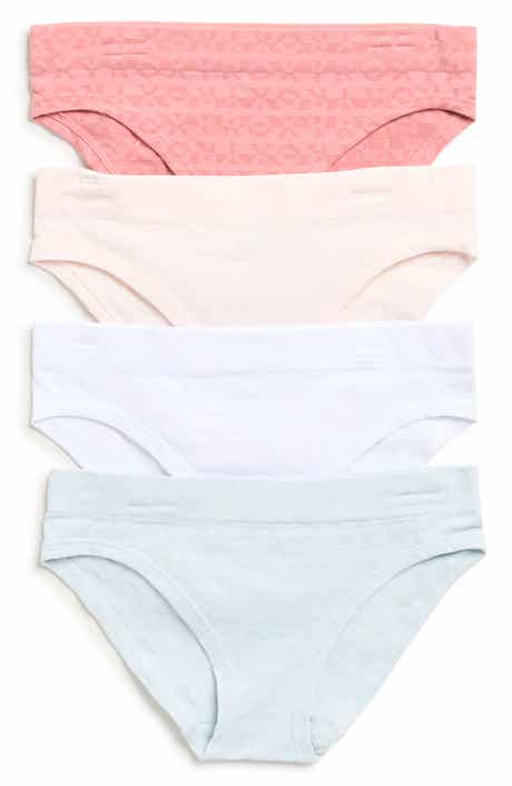 Kids' 4-Pack Logo Bikini Briefs
