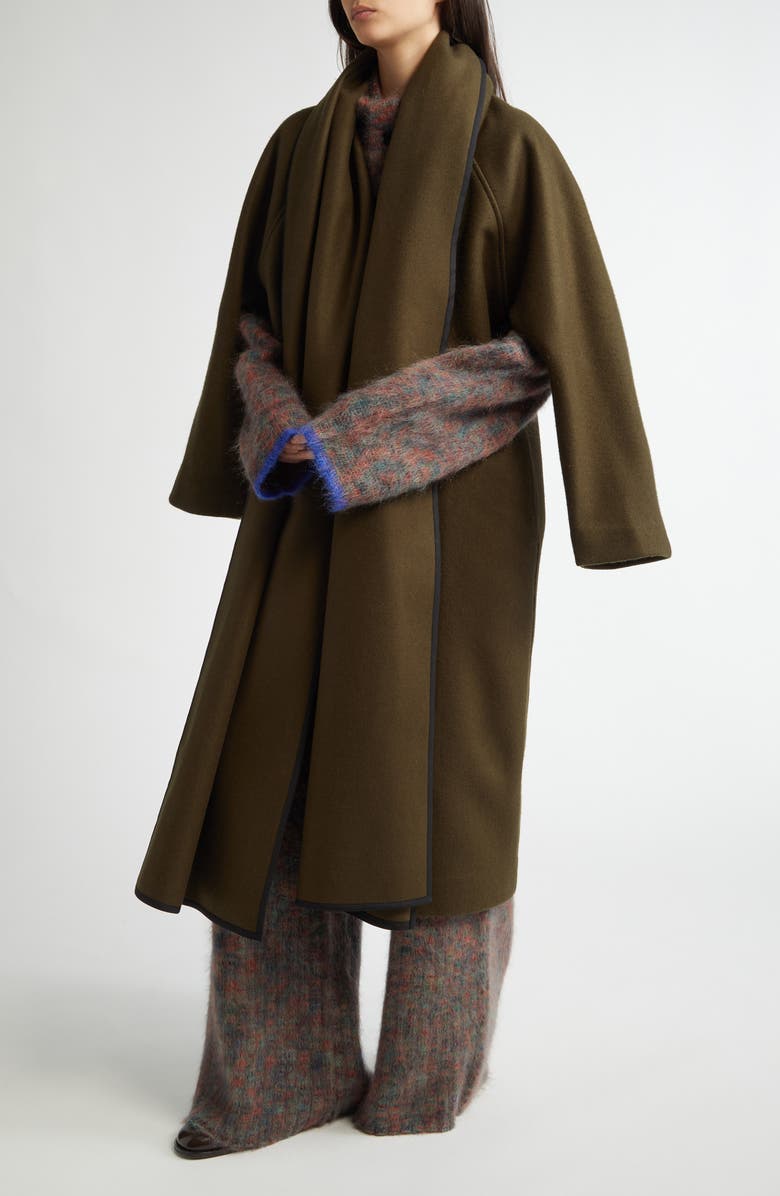 ZANKOV Julien Oversize Wool Coat, Alternate, color,
